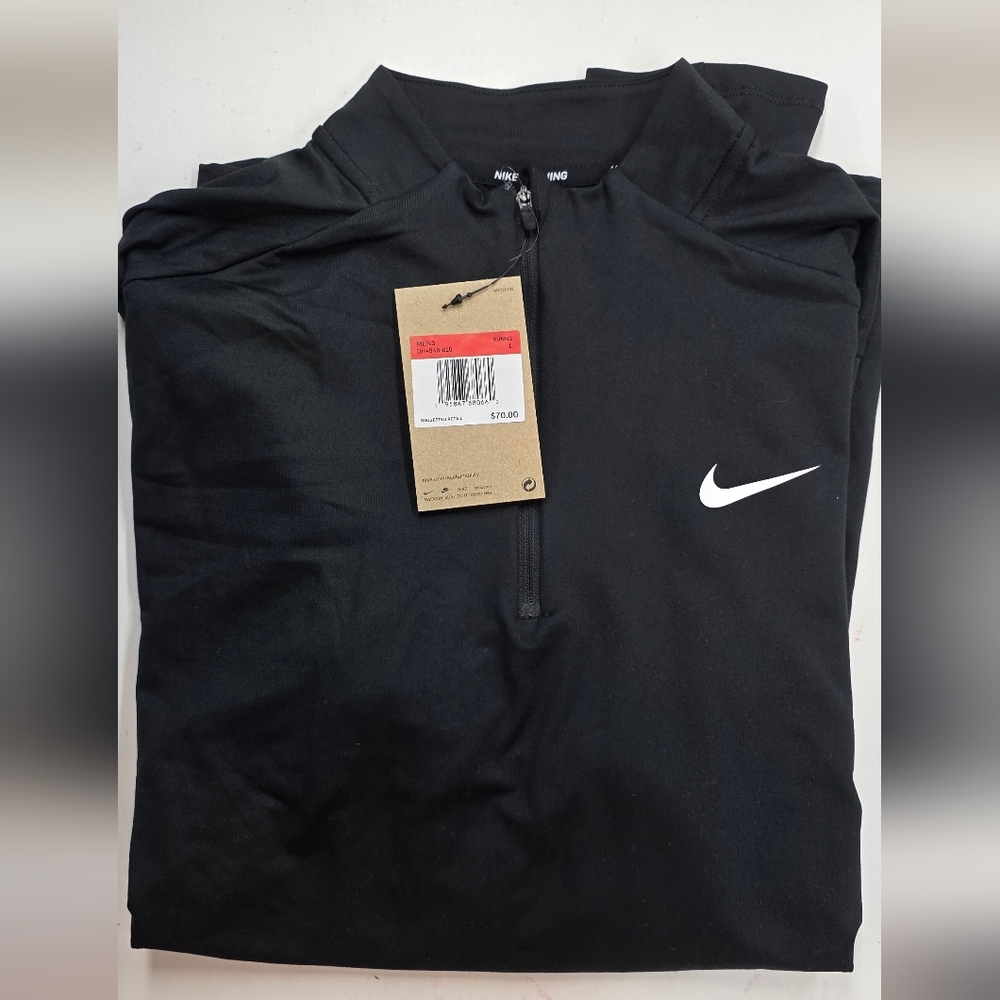 Nike Men's Black Running Shirt